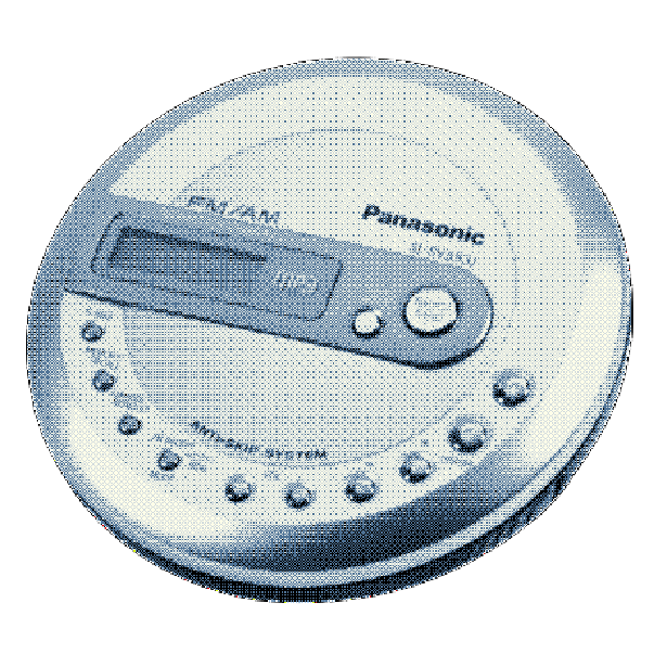 Cool portable CD player.